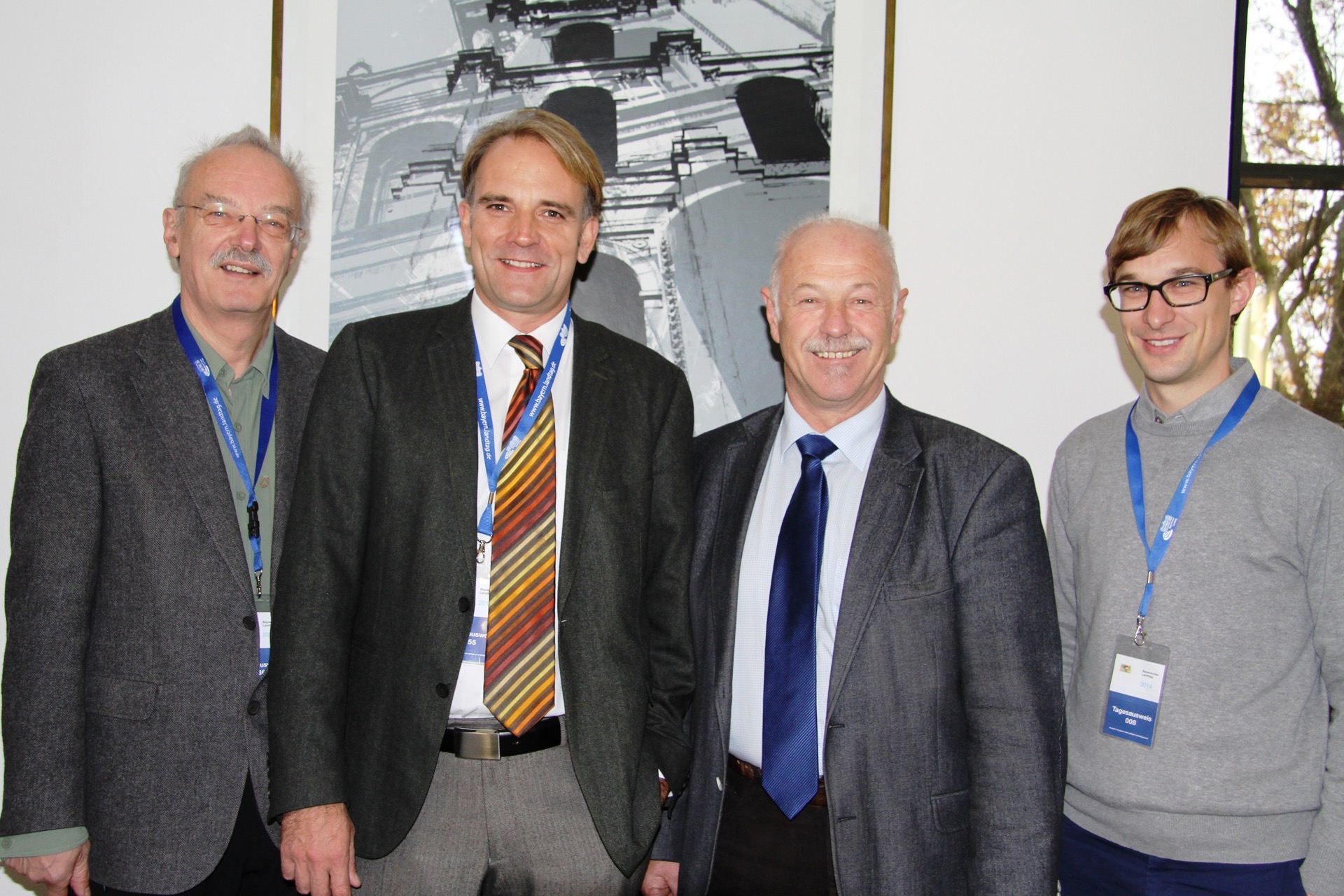 Auf dem Foto sehen Sie (von links): MdL und Landtagsvizepräsident Peter Meyer, Europaabgeordnete Ulrike Müller und Tino Vetter, Kreisvorsitzender der FREIEN WÄHLER Kronach.
